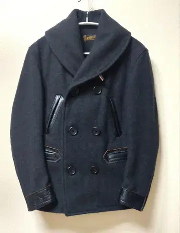 텐더 로인 TENDERLOIN 피코트 자켓 블랙 그레이