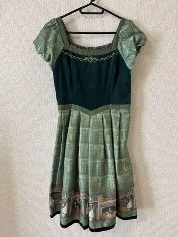 시착만 한 상품! 시크릿허니 미녀와 야수 반팔 원피스