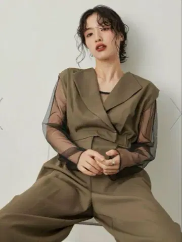 niana 스탠드아웃 컬러 올인 팬츠 M
