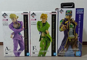 제일복권 죠죠의 기묘한 모험 죠르노, 푸고, 죠타로 피규어