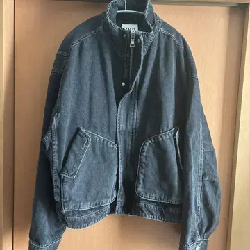 ZARA 다크 그레이 데님 자켓 XL