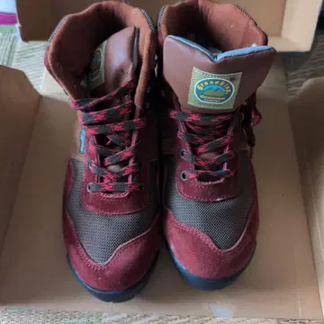 Grandkids 등산화 하이컷 빨간색/브라운 [미사용품]