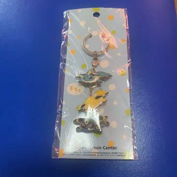 샤미드 & 썬더 & 블래키 나른한 3연 포켓몬 키링