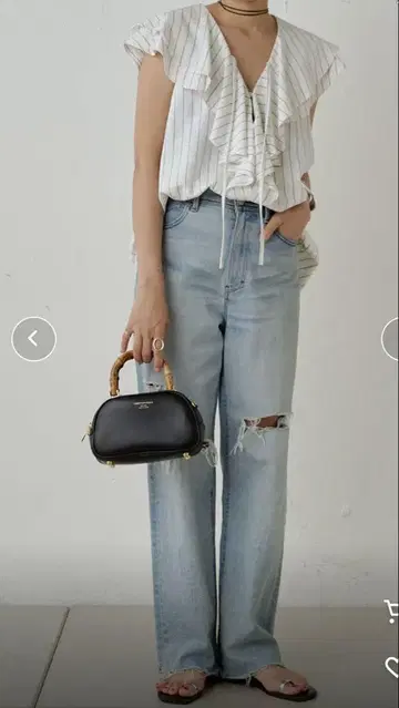 라운지 드레스 loungedress 슬리브리스 블라우스