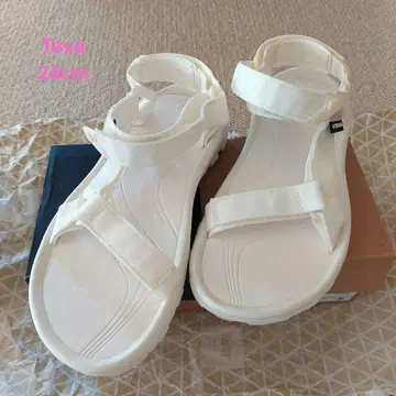 Teva 화이트 스포츠 샌들 24cm