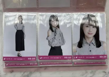 노기자카46 카키 하루카 어깨 트임 상의 브로마이드 3종 컴프