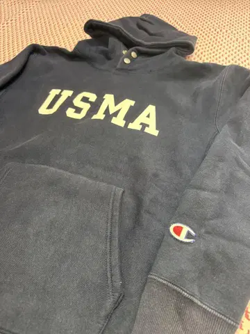 champion windstopper USMA 리버스 위브 후드티