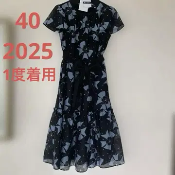 40 엠즈 그레이시 까멜리아 리본 원피스