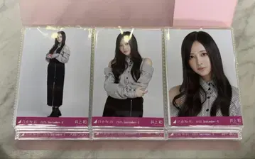 노기자카46 이노우에 와카츠 어깨 트임 상의 브로마이드 3종 컴프