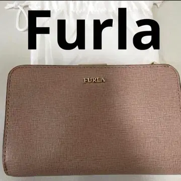 훌라 FURLA 투톤 지갑 바빌론 핑크 L자 패스너