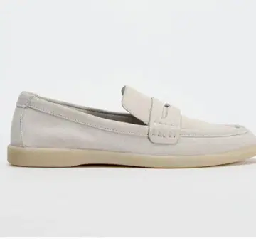ZARA 스플릿 스웨이드 로퍼 미사용품