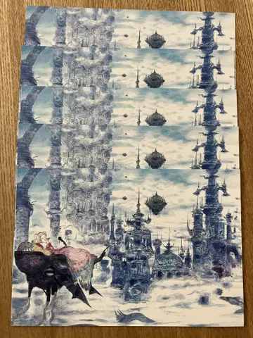 118 파이널 판타지 엽서 아마노 요시타카 선생님 아트 작품전