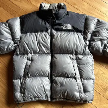 THE NORTH FACE 다운 자켓 L 사이즈 그레이 블랙