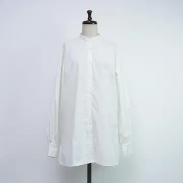새상품급 MURUA 노카라 셔츠 원피스 화이트 사이즈 1*QC1387