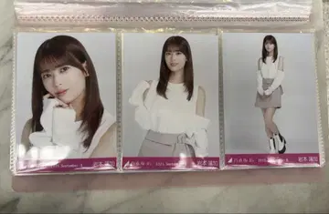 노기자카46 이와모토 렌카 어깨 트임 상의 브로마이드 3종 컴프