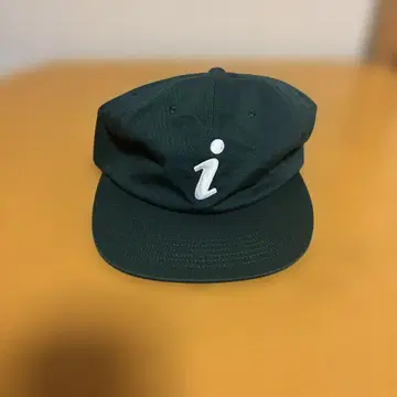 캡 모자 CUP&CONE 짙은 녹색 프리 사이즈 1개 'i' 자수