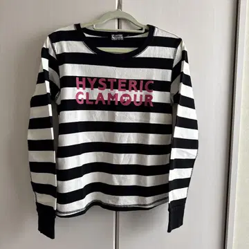 HYSTERIC GLAMOUR 스트라이프 긴팔 T셔츠