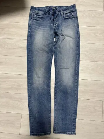 뉴 데님 데님 블루 슬림핏 청바지