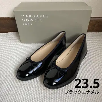 마가렛호웰 펌프스 발레 슈즈 23.5 블랙 에나멜
