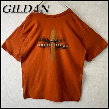 [ 레어 ] GILDAN 길단 백 프린트 T셔츠 오버 사이즈