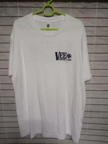 VEE CHOPPERS & PARTS T셔츠 화이트 L 구제 의류