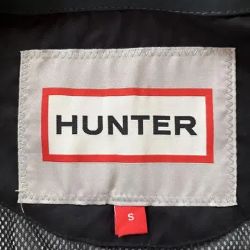 새상품급 HUNTER 레인코트 네이비 S 헌터