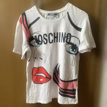 MOSCHINO 아트 프린트 T셔츠 M 사이즈