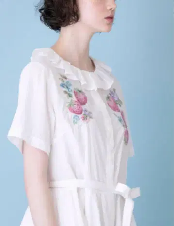 제인 마플 스트로베리 원피스 셔츠 블루