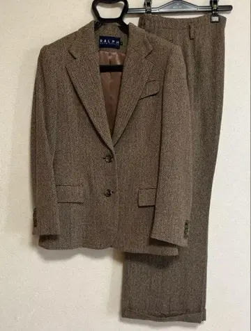 랄프 로렌 여성용 트위드 셋업