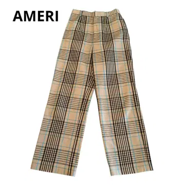 새상품급 AMERI CHEERFUL CHECK PANTS 아메리