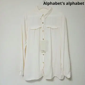 Alphabet's alphabet 긴팔 시어 블라우스
