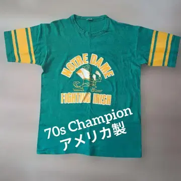 70s Champion 바터 T셔츠 XL 미국제 노트르담
