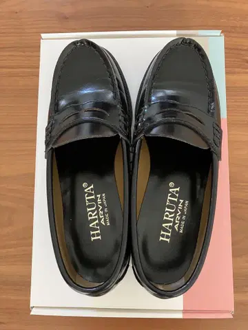새상품급 HARUTA 블랙 로퍼 22EE