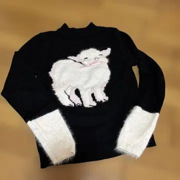 양 터틀넥 니트 스웨터 빈티지 그런지 Y2k 갸루