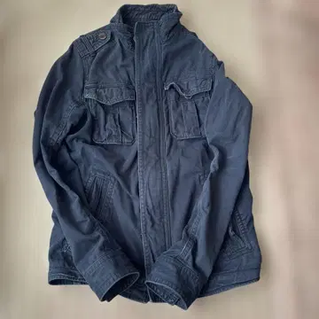 Abercrombie & Fitch 아바클로 밀리터리 자켓 네이비