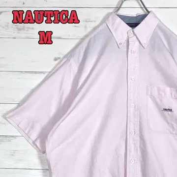 [인기] NAUTICA 노티카 BD 셔츠 원포인트 로고 자수 빅 루즈