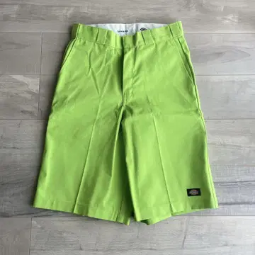 데드스탁 Dickies 형광 컬러 하프 워크 팬츠 디키즈