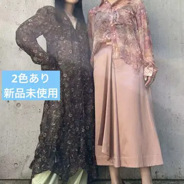 IRENENNE Gathered Dressw/Floral&Mineral