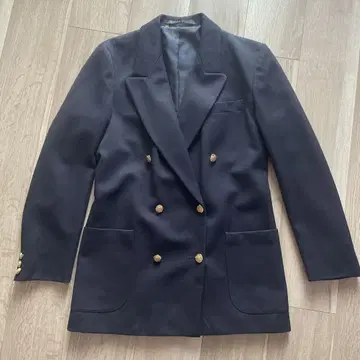 Marks & Spencer 네이비 더블 브레스트 자켓