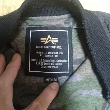 ALPHA INDUSTRIES MA-1 플라이트 자켓 M