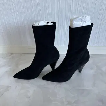 블랙스웨이드 스틸레토 부티