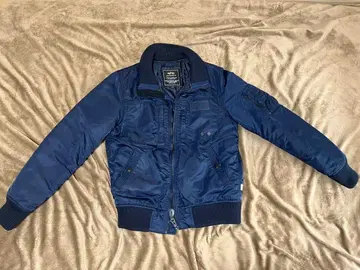 ALPHA INDUSTRIES 네이비 MA-1 플라이트 자켓 L