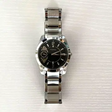FOSSIL 스테인리스 스틸 블랙 손목시계