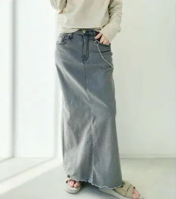 GOOD GRIEF 굿그리 데님 롱 스커트 36