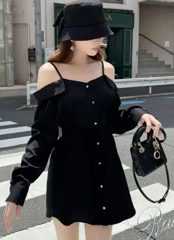 Rady 오프숄더 셔츠 원피스