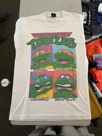 TMNT 틴에이지 뮤턴트 닌자 터틀즈 T셔츠 90s