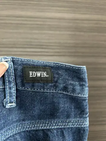 EDWIN 스트레이트 청바지 데님