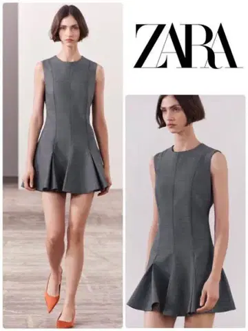 인기 완판템 ZARA COLLECTION 스케이터 원피스 XS