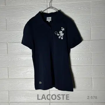 [ LACOSTE ] 라코스테 미키 피케 셔츠 콜라보 네이비 38