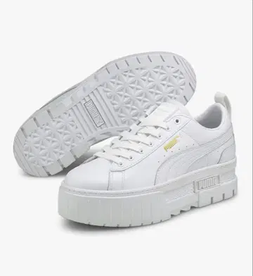 Puma 플랫폼 스니커즈 23.5cm 화이트